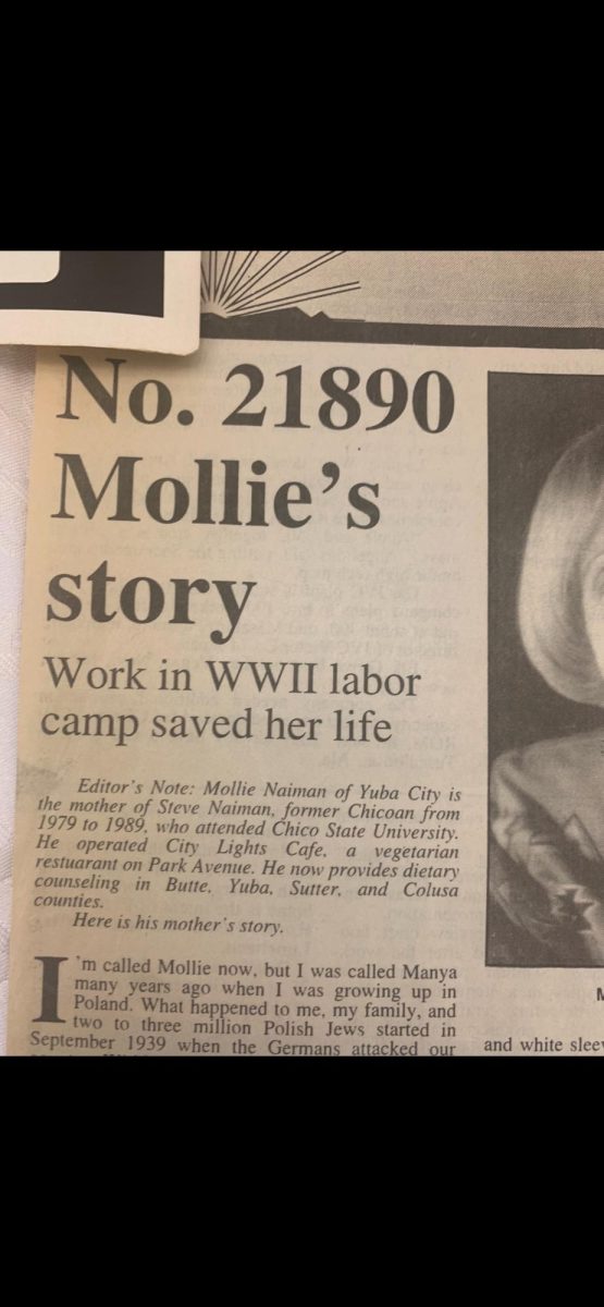 Mollie Naimans Story, a Story of Survival.